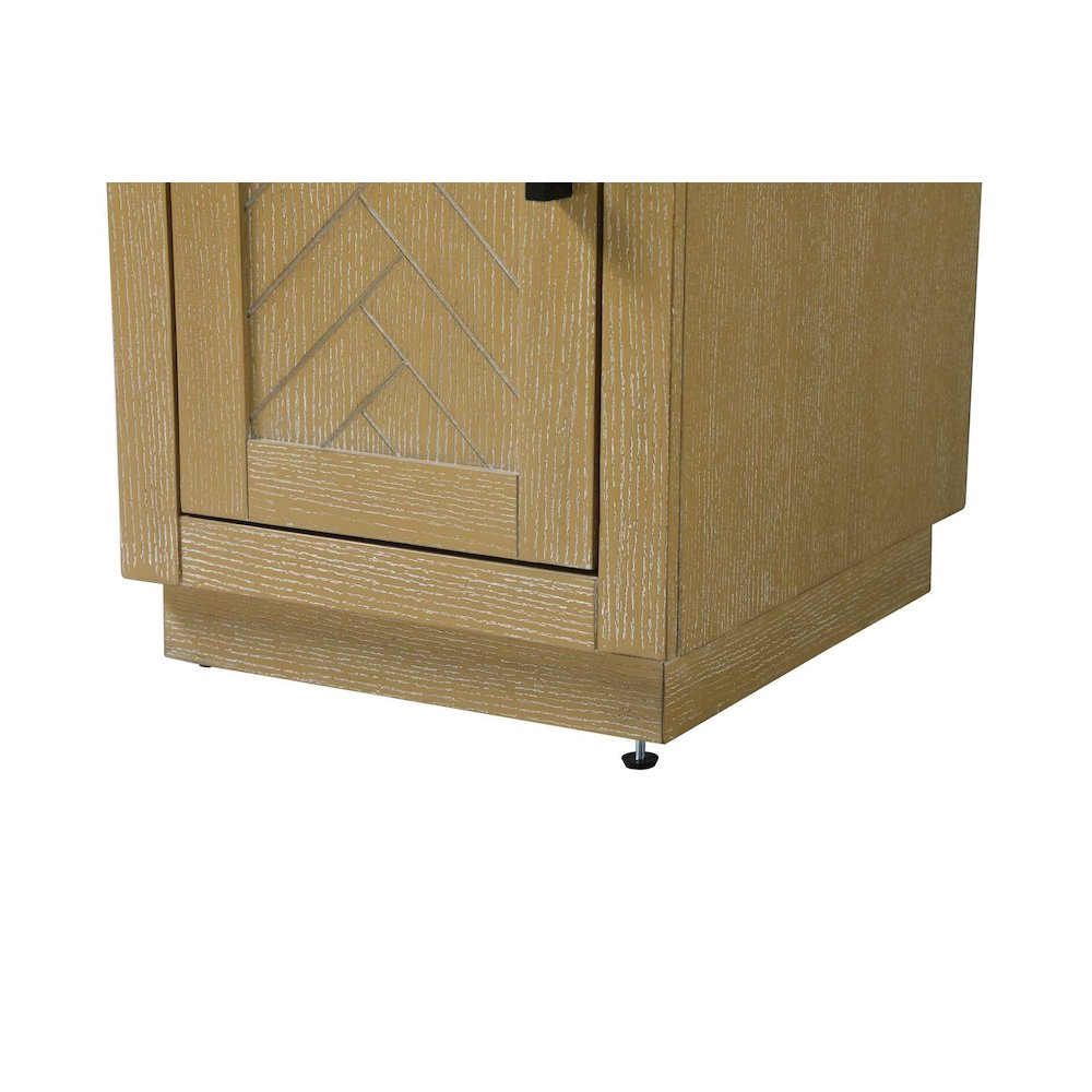 16 inch Bath Storage Cabinet in Linen oak. Picture 7