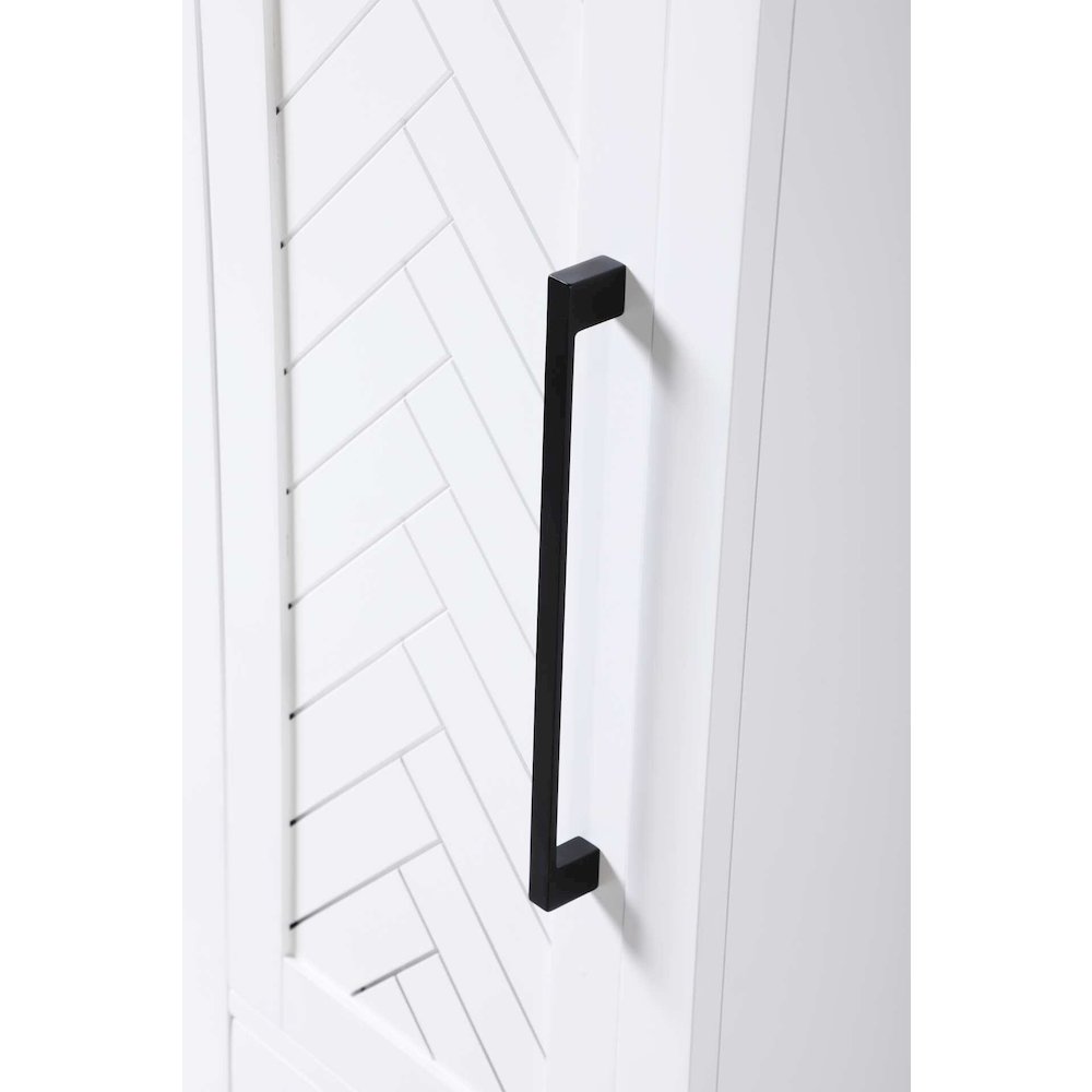 16 inch Bath Storage Cabinet in White. Picture 3