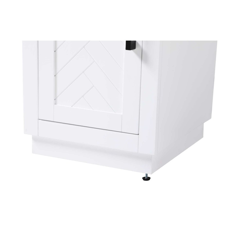 16 inch Bath Storage Cabinet in White. Picture 6