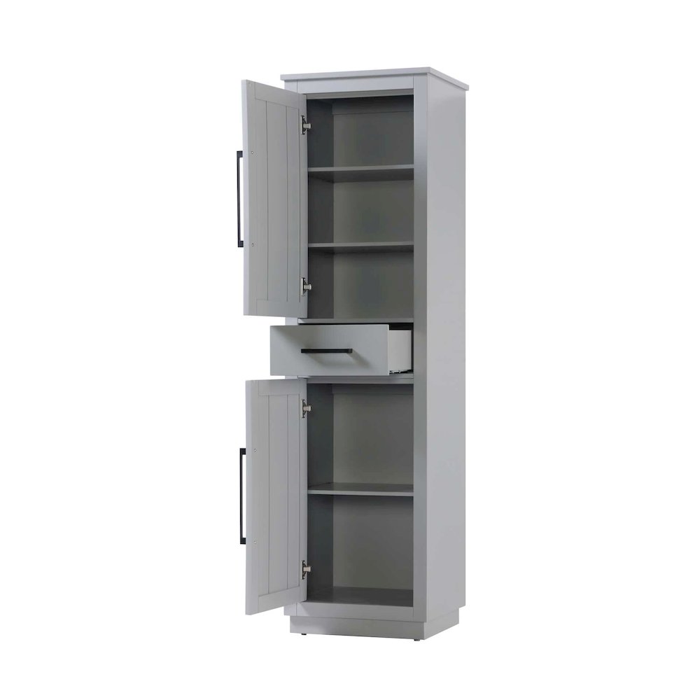 20 inch Bath Storage Cabinet in Grey. Picture 2