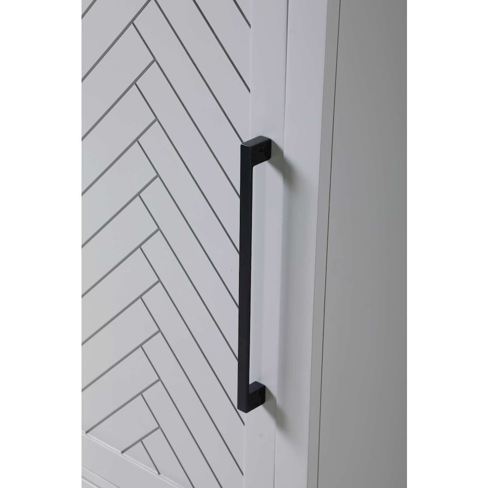 20 inch Bath Storage Cabinet in Grey. Picture 3