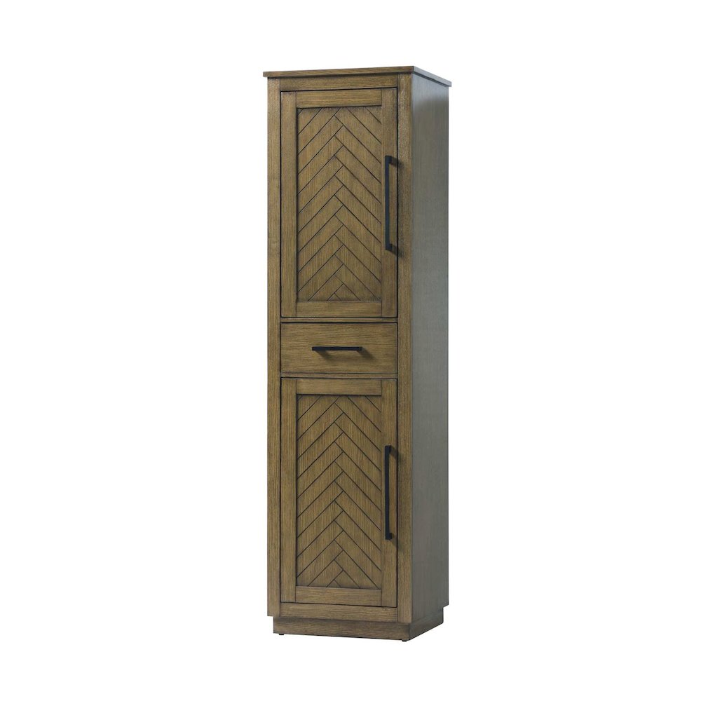 20 inch Bath Storage Cabinet in Hazel Oak. Picture 1