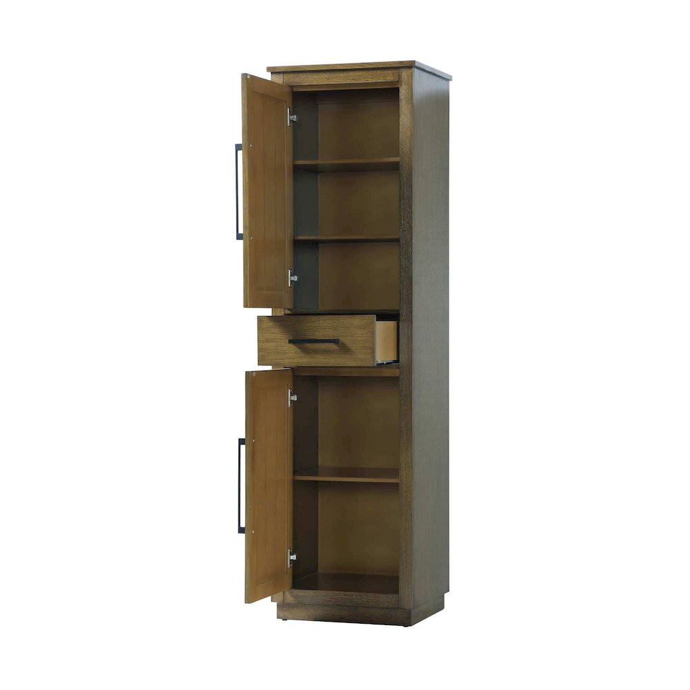 20 inch Bath Storage Cabinet in Hazel Oak. Picture 2