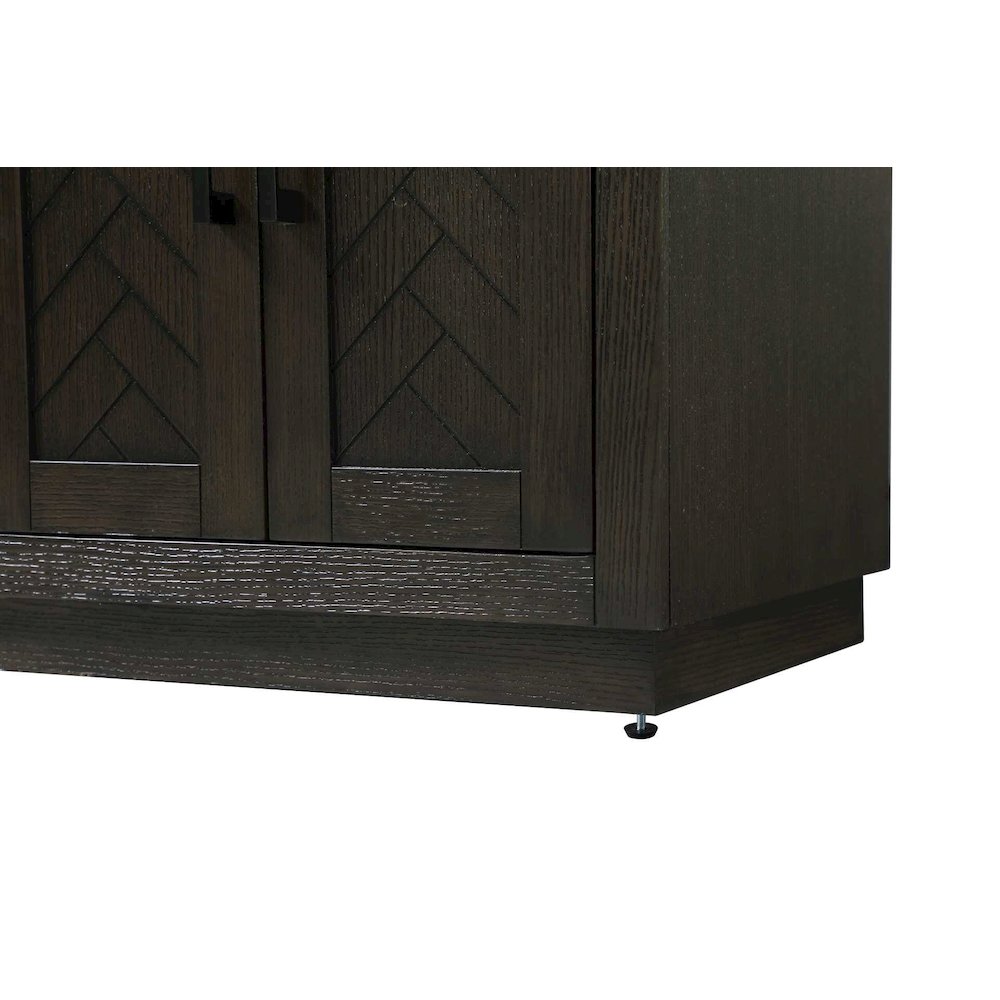 24 inch Bath Storage Cabinet in Chocolate Oak. Picture 7