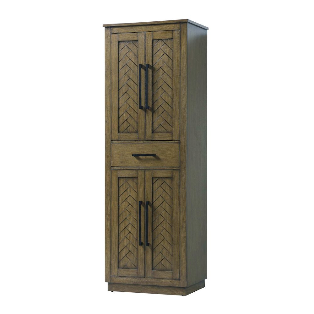 24 inch Bath Storage Cabinet in Hazel Oak. Picture 1