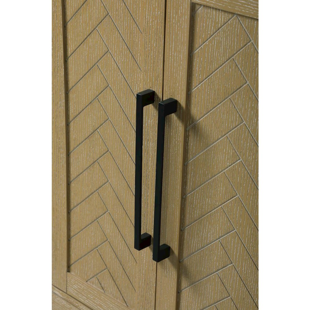 24 inch Bath Storage Cabinet in Linen oak. Picture 4