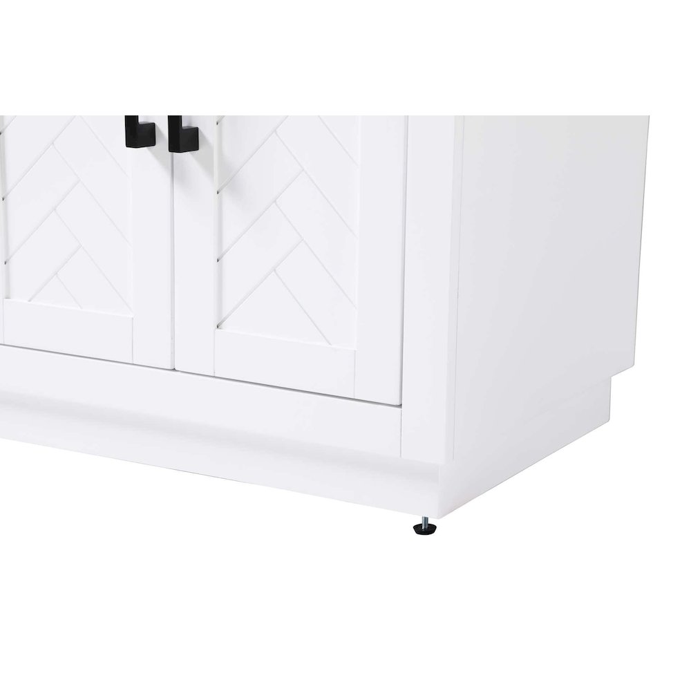 24 inch Bath Storage Cabinet in White. Picture 6