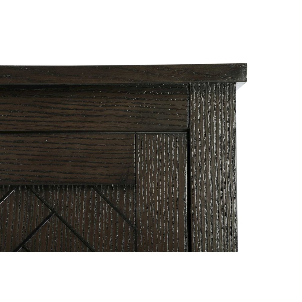 28 inch Bath Storage Cabinet in Chocolate Oak. Picture 3