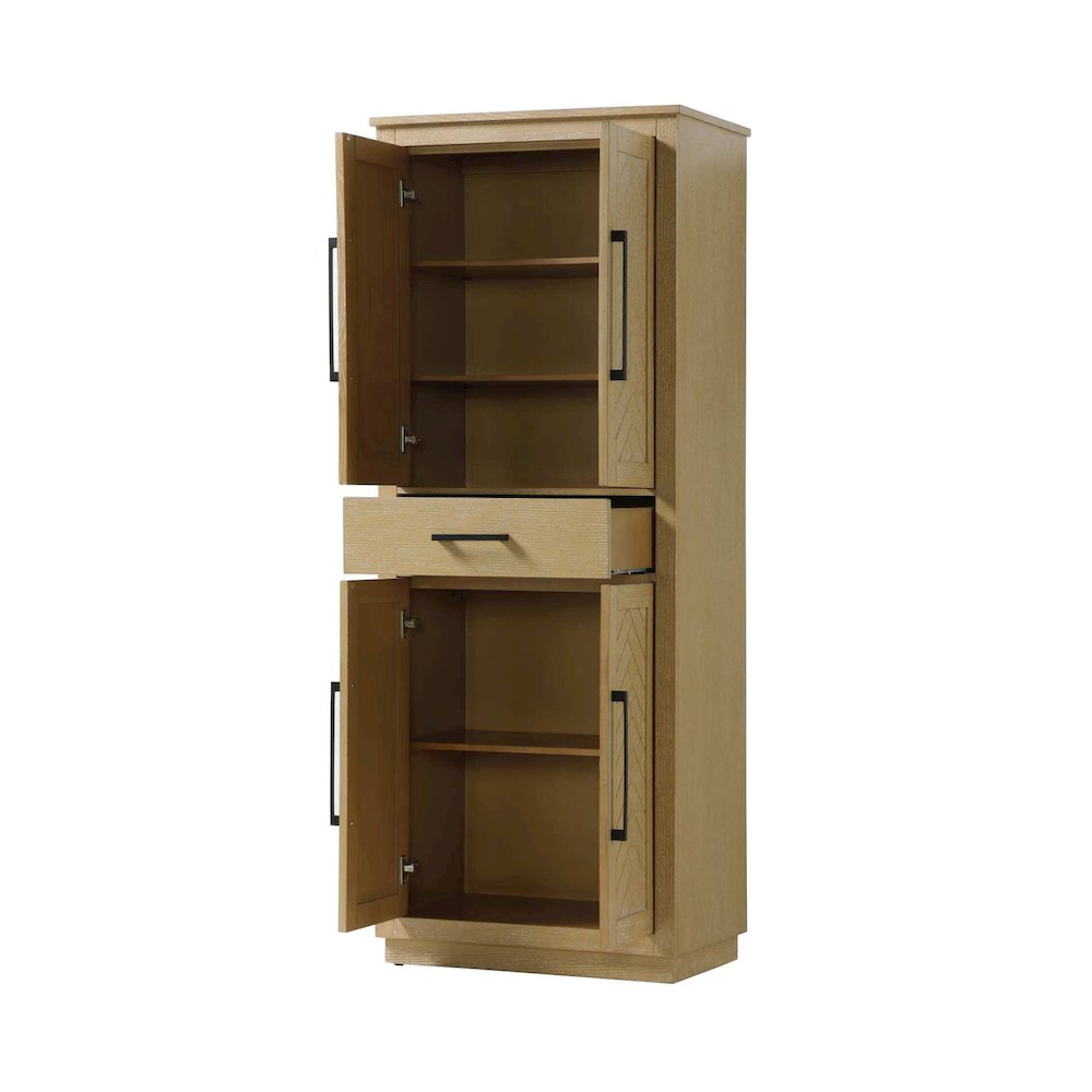 28 inch Bath Storage Cabinet in Linen oak. Picture 2