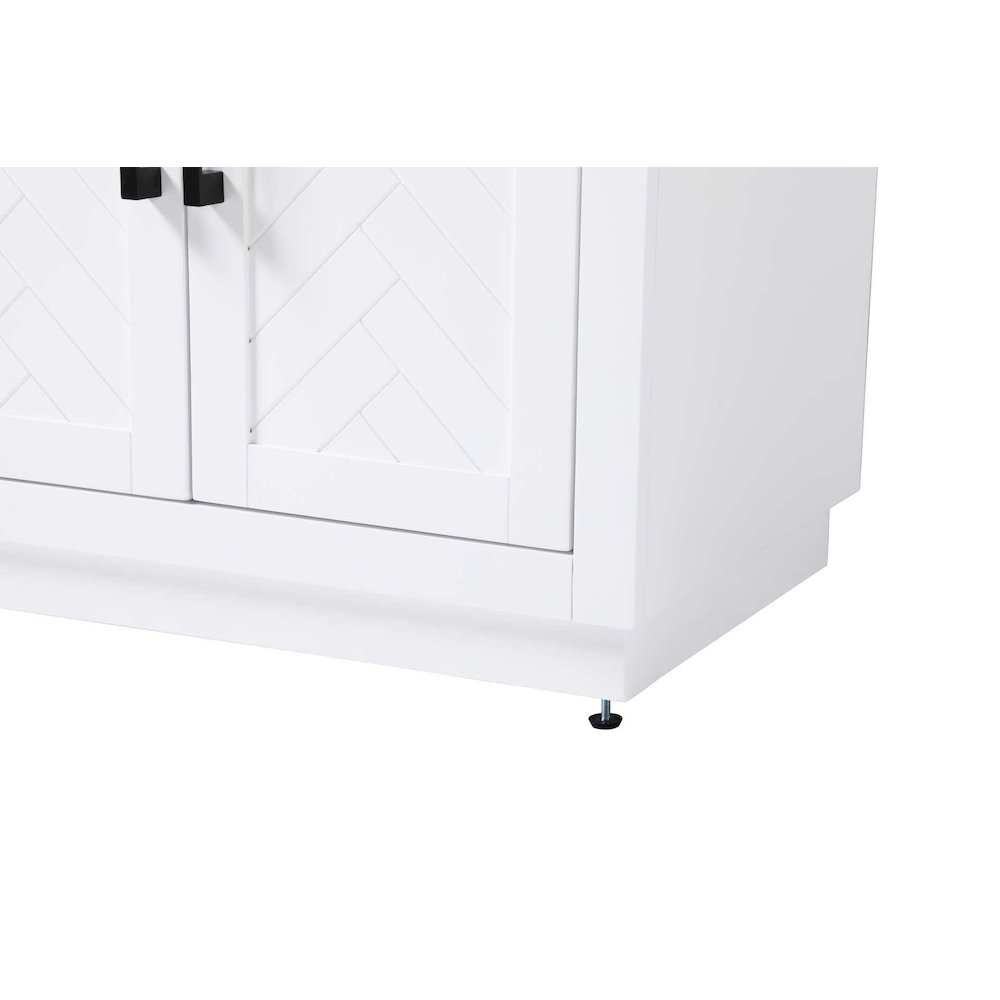 28 inch Bath Storage Cabinet in White. Picture 6