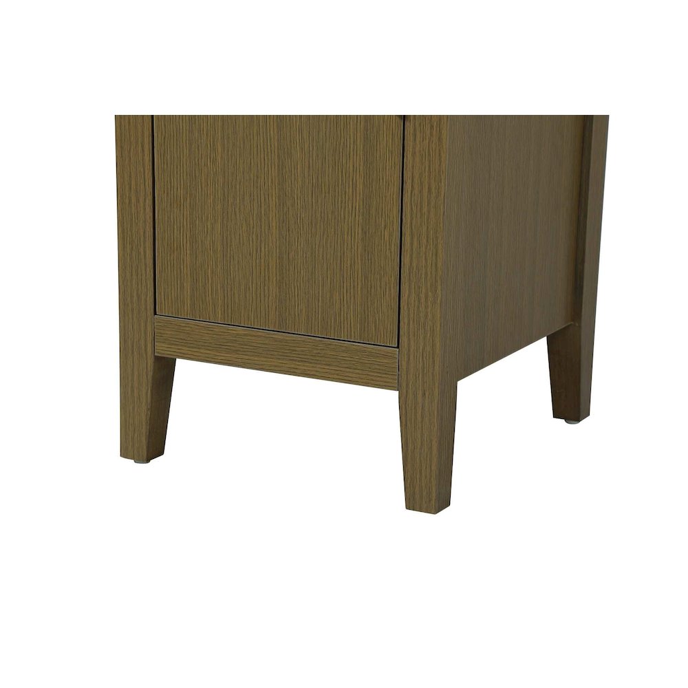 16 Inch Bath Storage Cabinet in Chestnut Brown. Picture 5