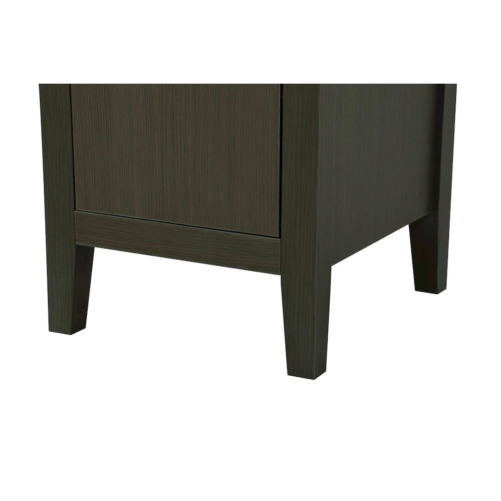 16 Inch Bath Storage Cabinet in Mocha Brown. Picture 5