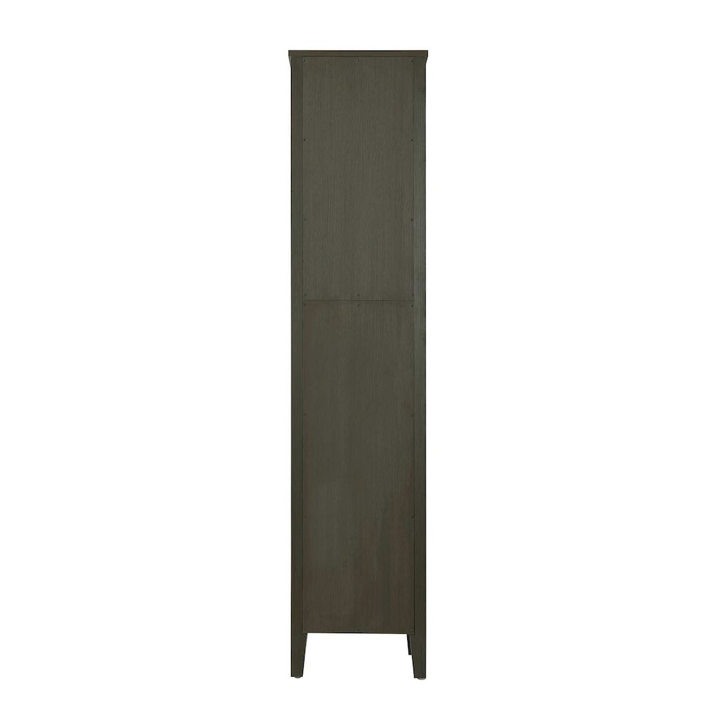 16 Inch Bath Storage Cabinet in Mocha Brown. Picture 7