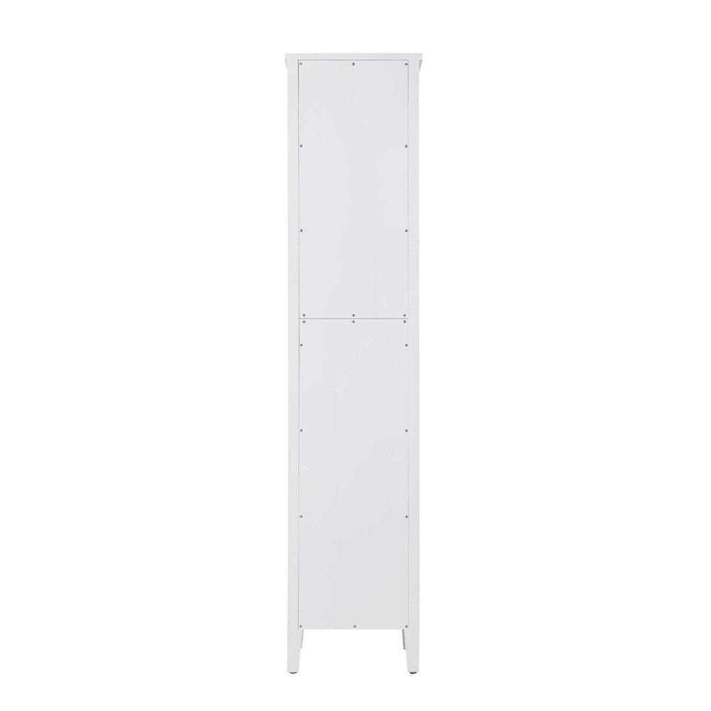 16 Inch Bath Storage Cabinet in White. Picture 7