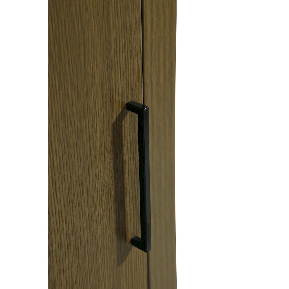 20 Inch Bath Storage Cabinet in Chestnut Brown. Picture 4