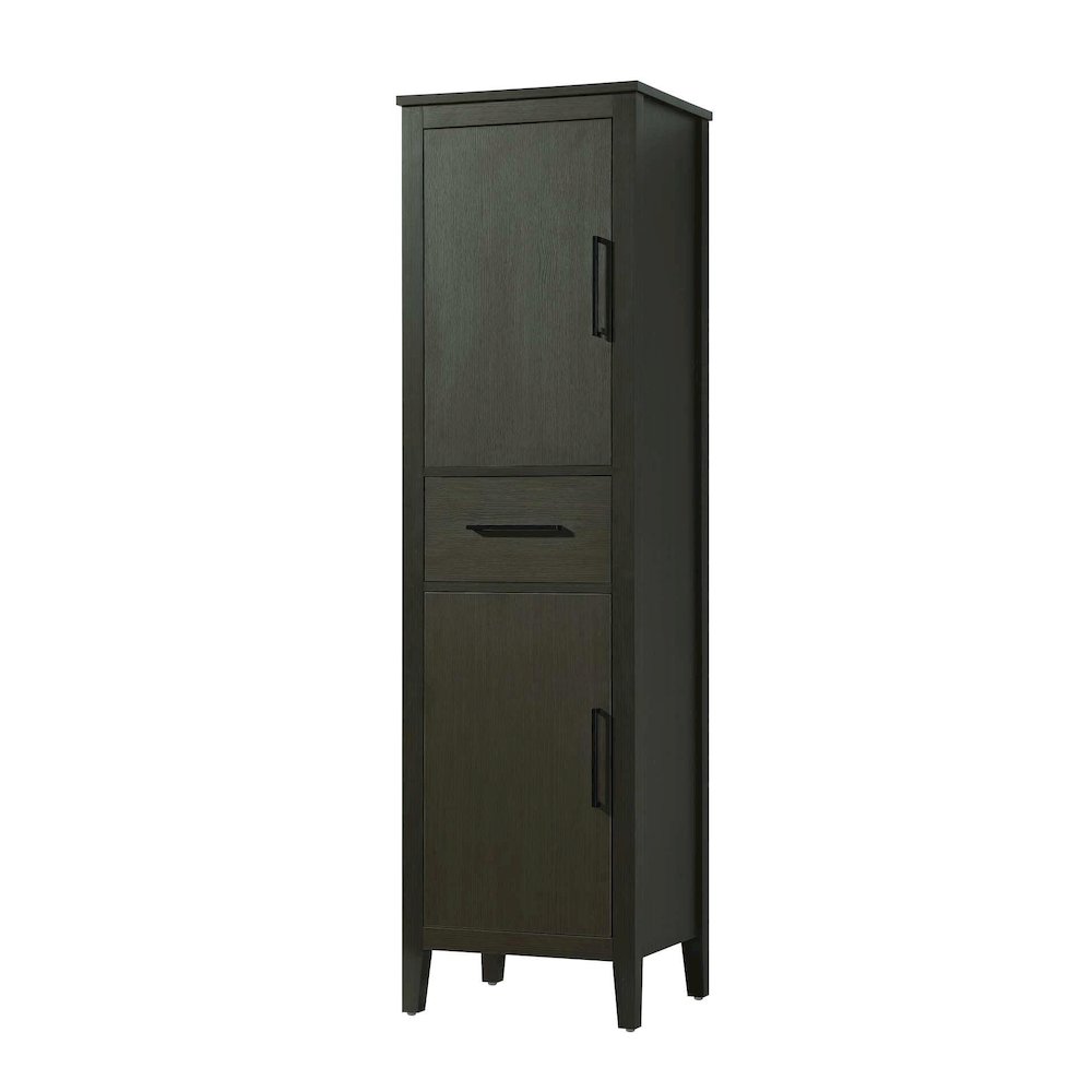 20 Inch Bath Storage Cabinet in Mocha Brown. Picture 1