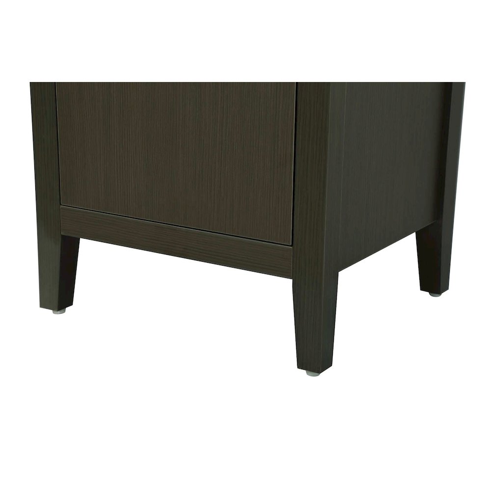 20 Inch Bath Storage Cabinet in Mocha Brown. Picture 5