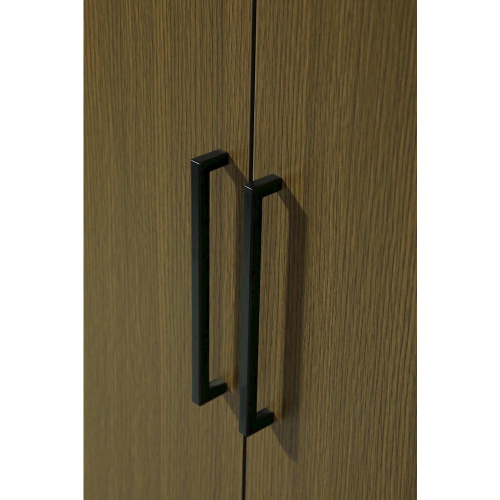 24 Inch Bath Storage Cabinet in Chestnut Brown. Picture 4