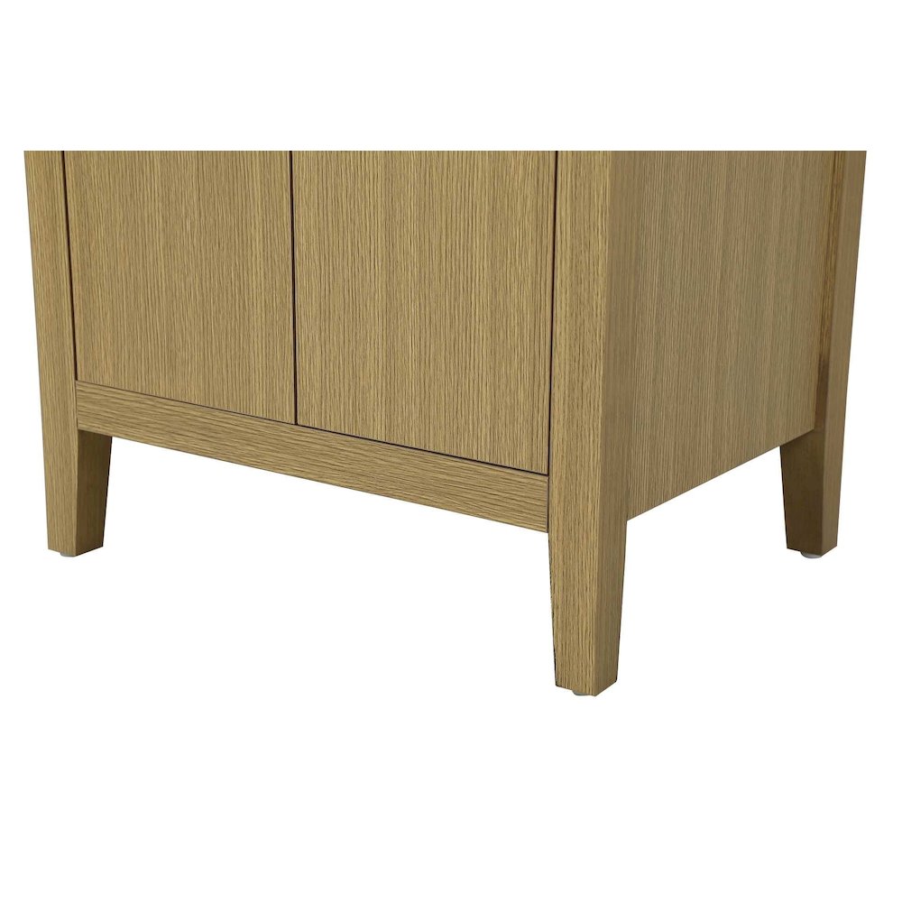 24 Inch Bath Storage Cabinet in Honey Brown. Picture 5