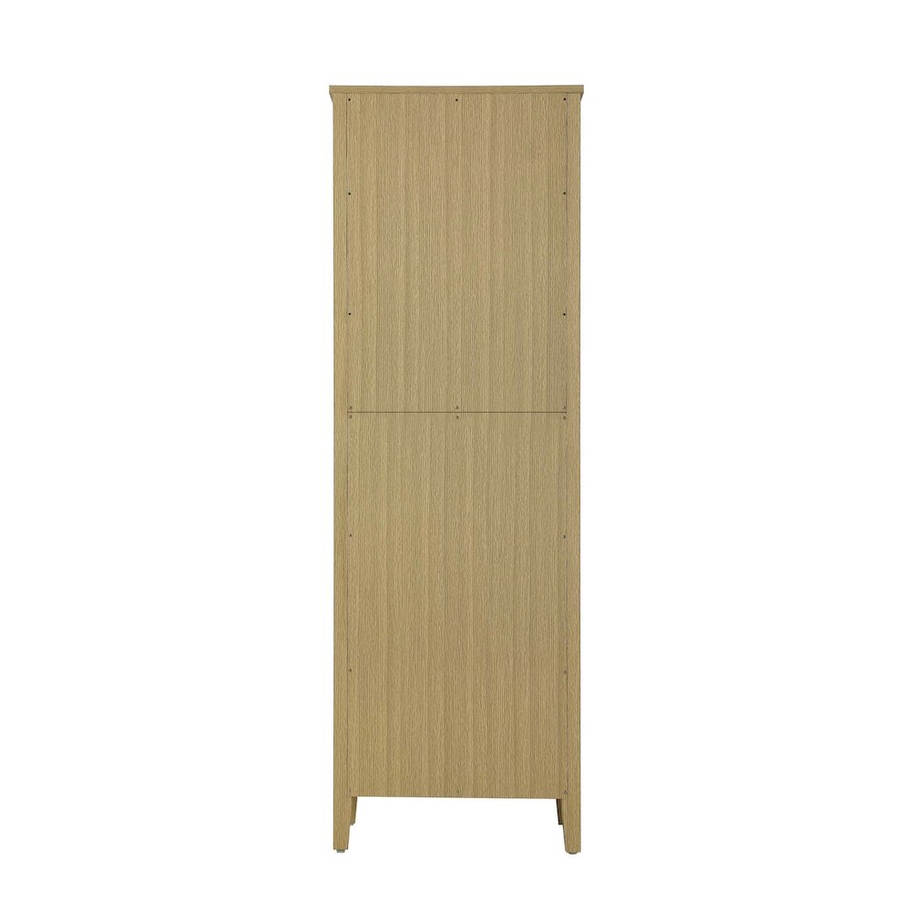 24 Inch Bath Storage Cabinet in Honey Brown. Picture 7