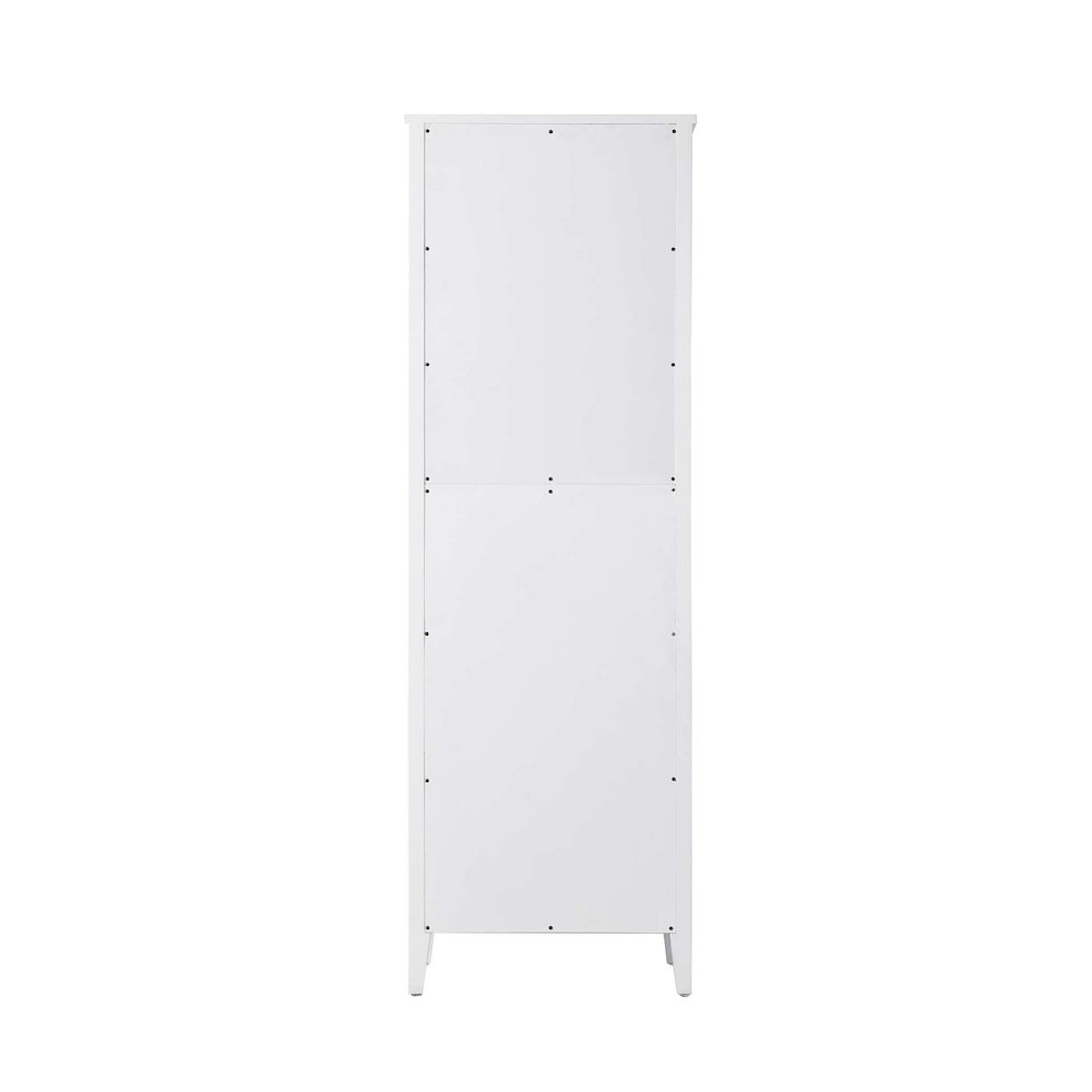24 Inch Bath Storage Cabinet in White. Picture 7