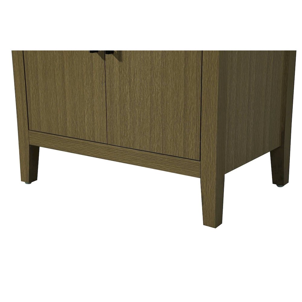 28 Inch Bath Storage Cabinet in Chestnut Brown. Picture 5