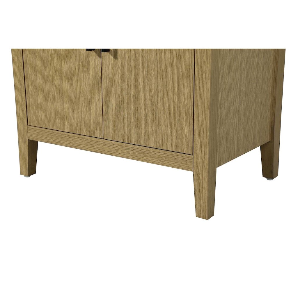 28 Inch Bath Storage Cabinet in Honey Brown. Picture 5