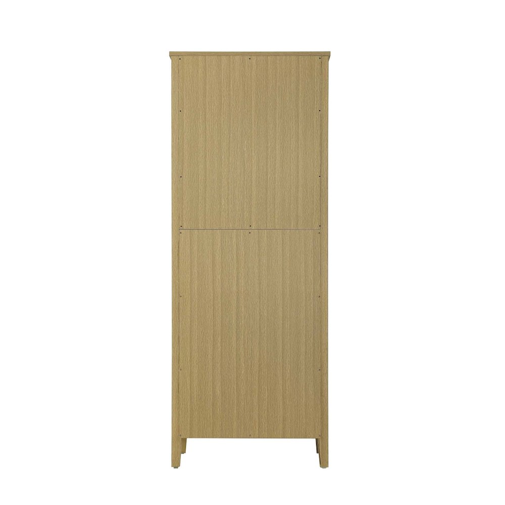 28 Inch Bath Storage Cabinet in Honey Brown. Picture 7