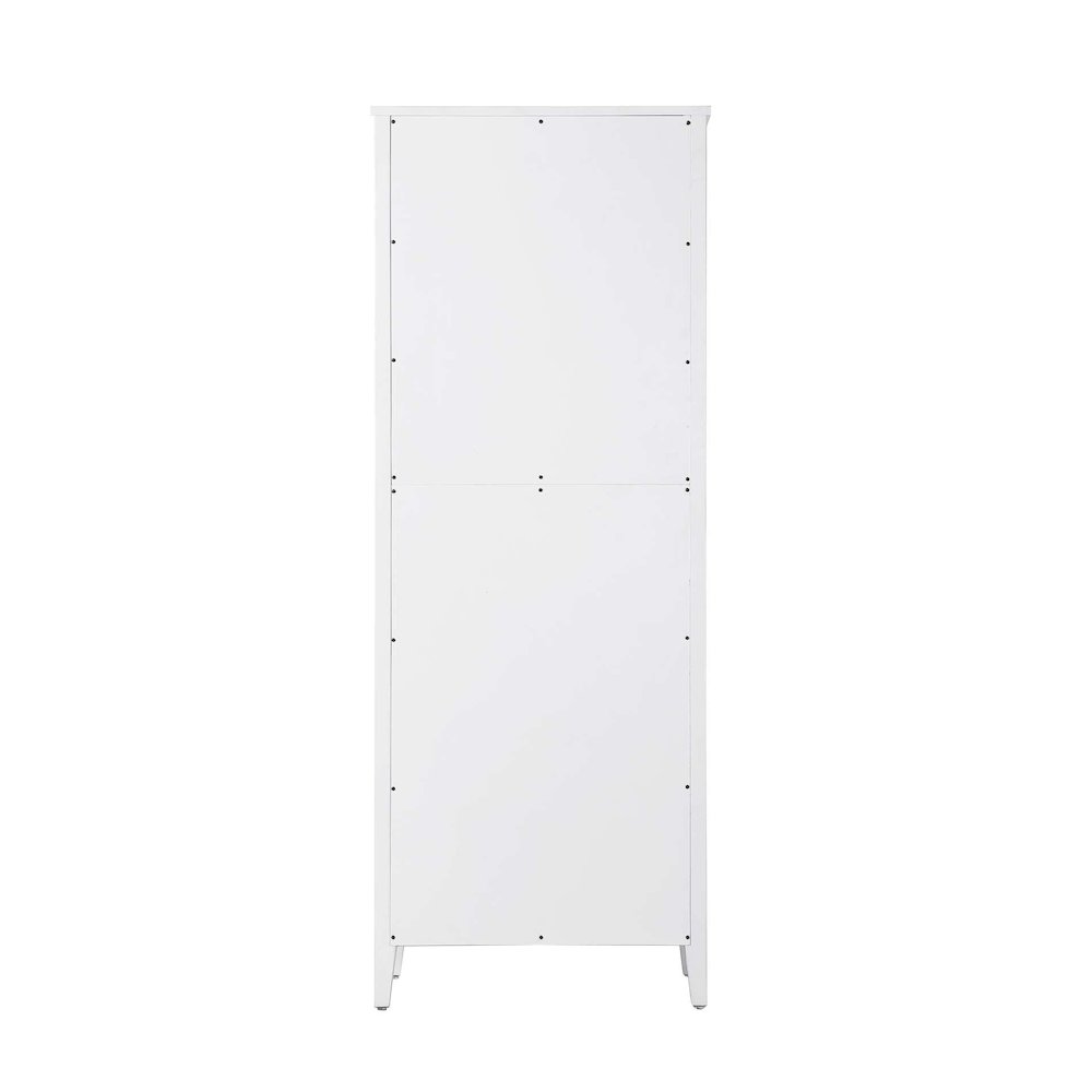 28 Inch Bath Storage Cabinet in White. Picture 7