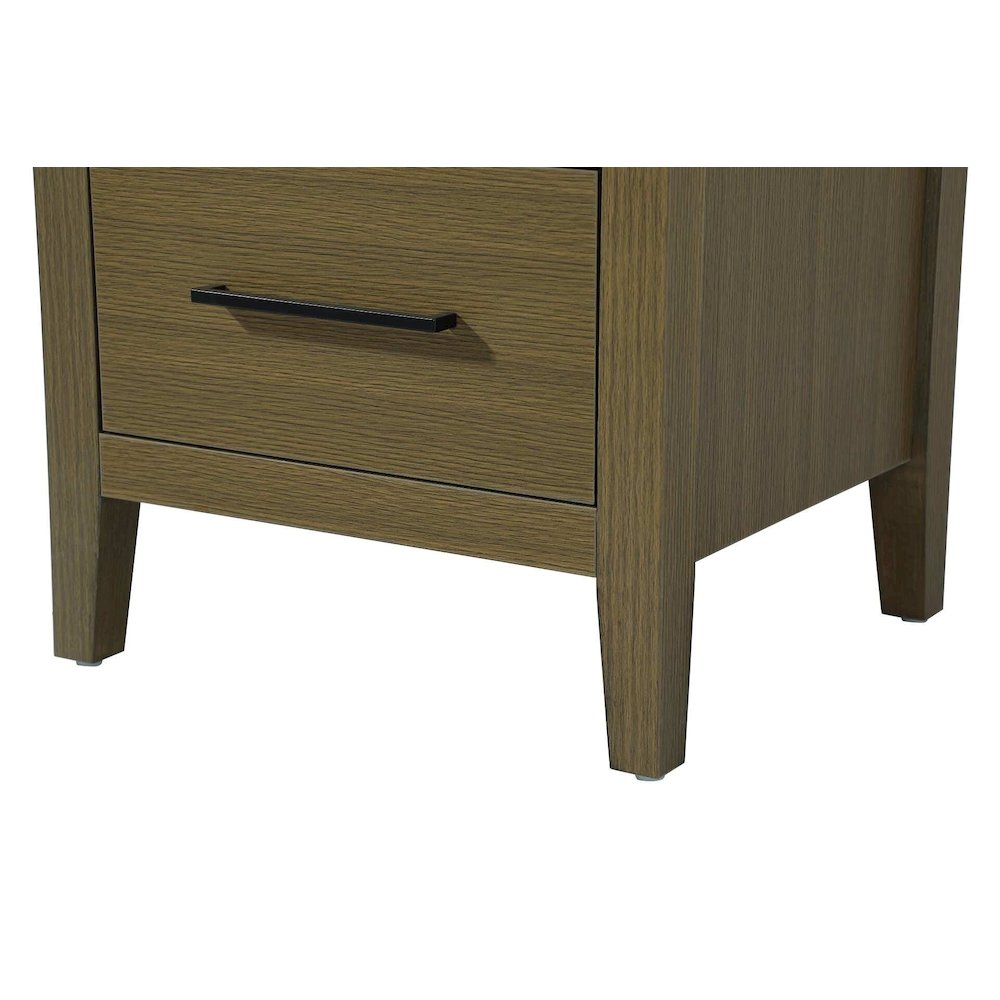 20 Inch Open Shelving Bath Storage Cabinet in Chestnut Brown. Picture 5