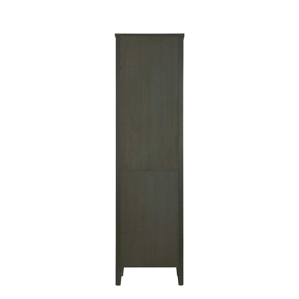 20 Inch Open Shelving Bath Storage Cabinet in Mocha Brown. Picture 6