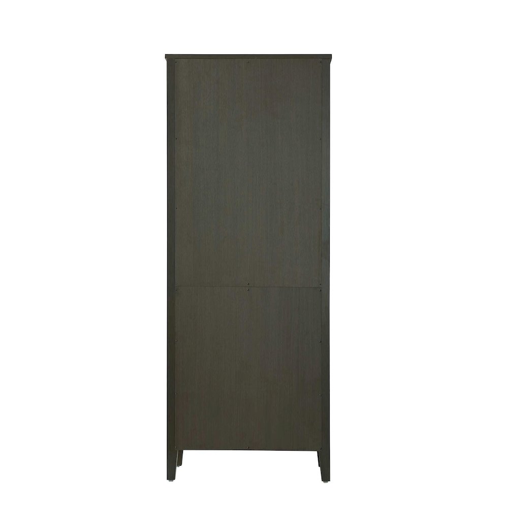 28 Inch Open Shelving Bath Storage Cabinet in Mocha Brown. Picture 6