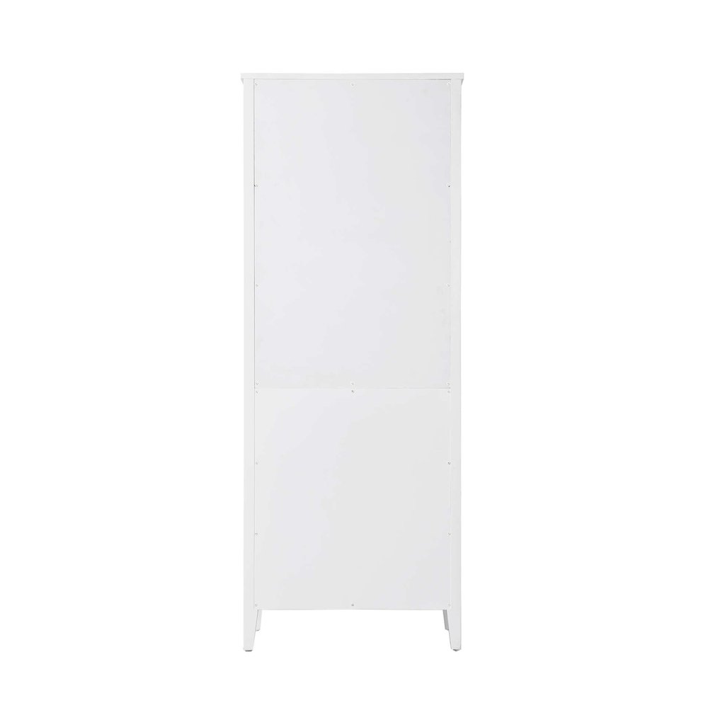 28 Inch Open Shelving Bath Storage Cabinet in White. Picture 6
