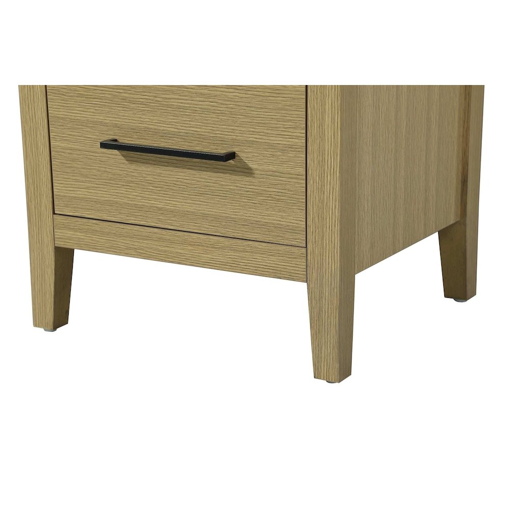 20 Inch Bath Storage Glass Cabinet in Honey Brown. Picture 6