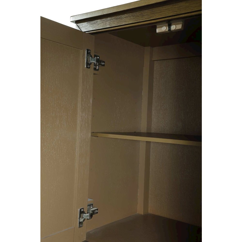 16 Inch Bath Storage Cabinet in Hazel Oak. Picture 4