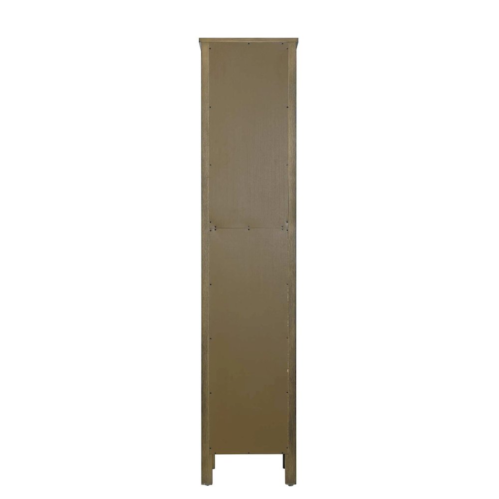 16 Inch Bath Storage Cabinet in Hazel Oak. Picture 7