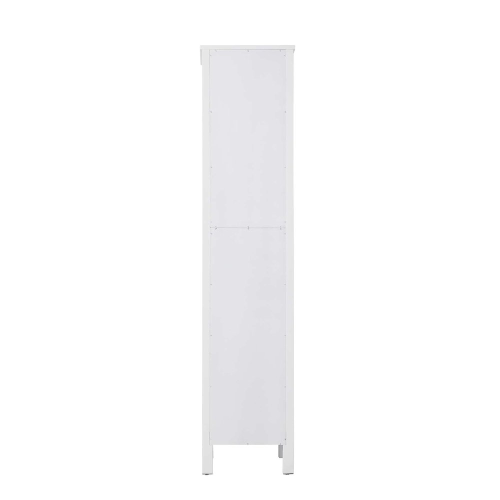 16 Inch Bath Storage Cabinet in White. Picture 7