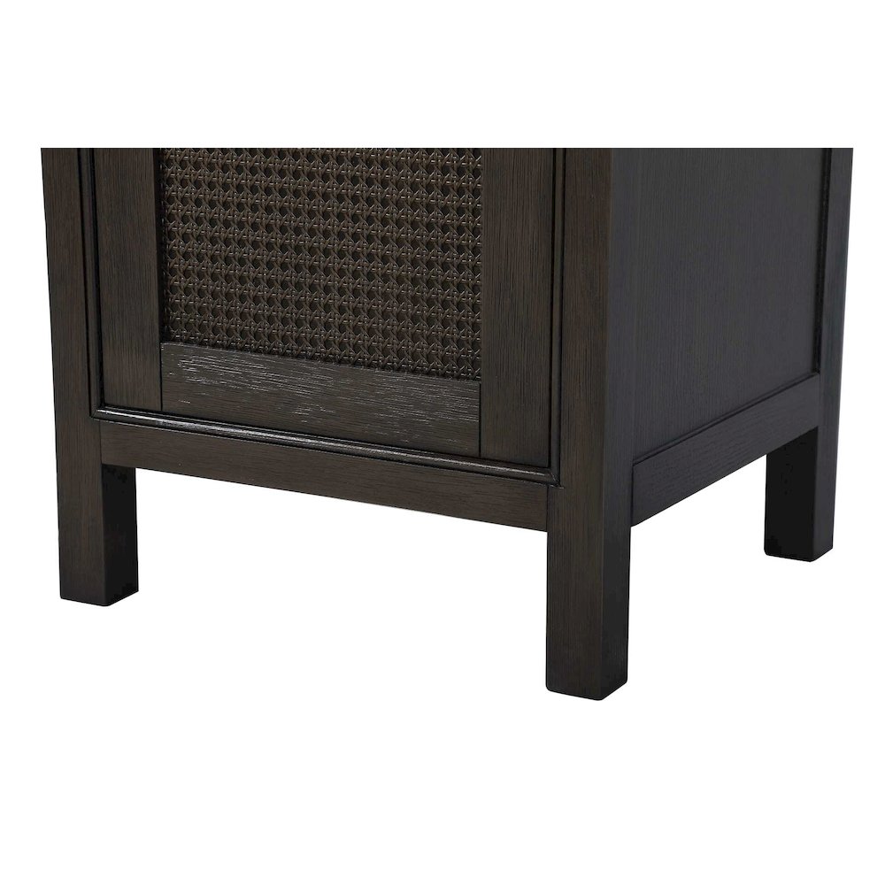 20 Inch Bath Storage Cabinet in Chocolate Oak. Picture 6