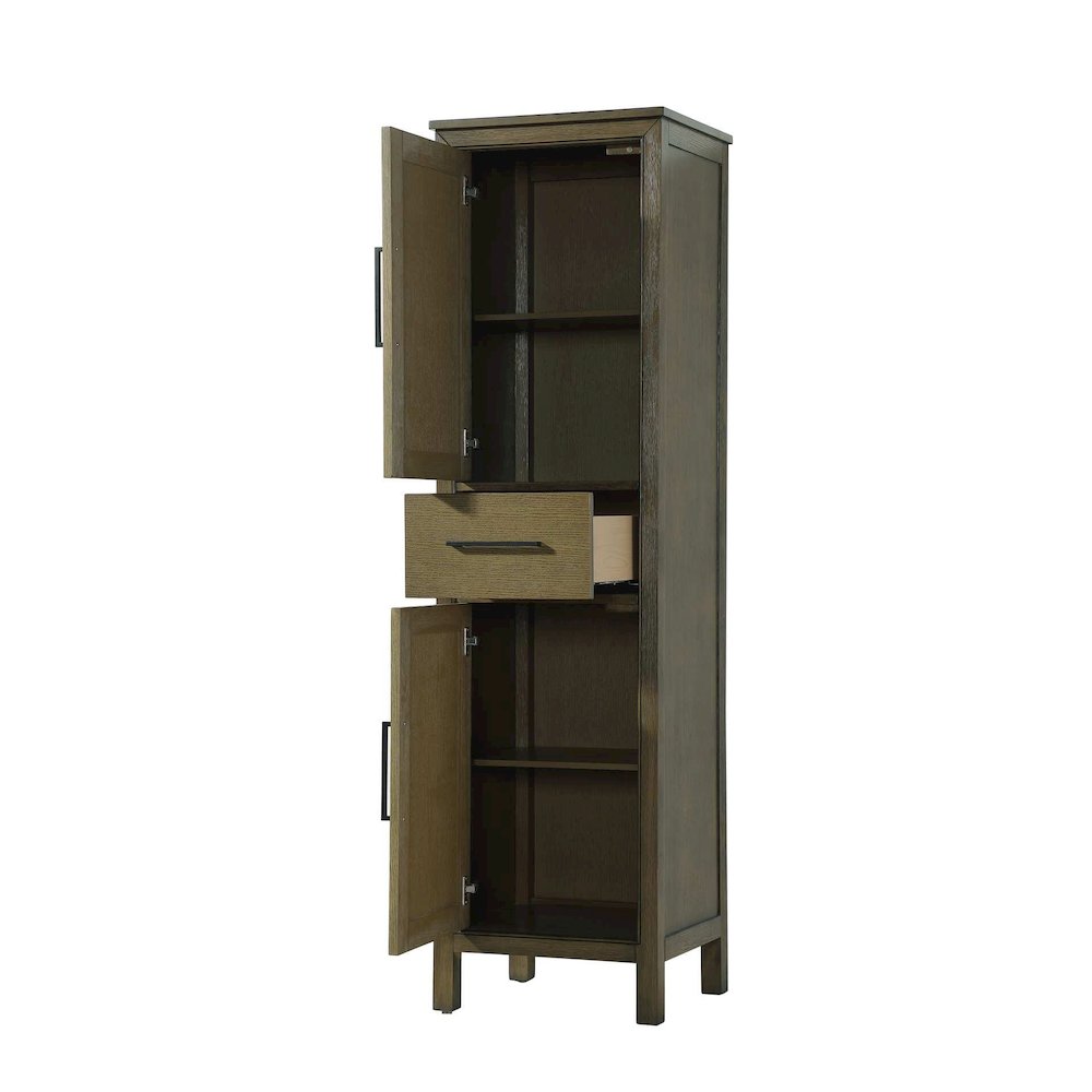 20 Inch Bath Storage Cabinet in Hazel Oak. Picture 2