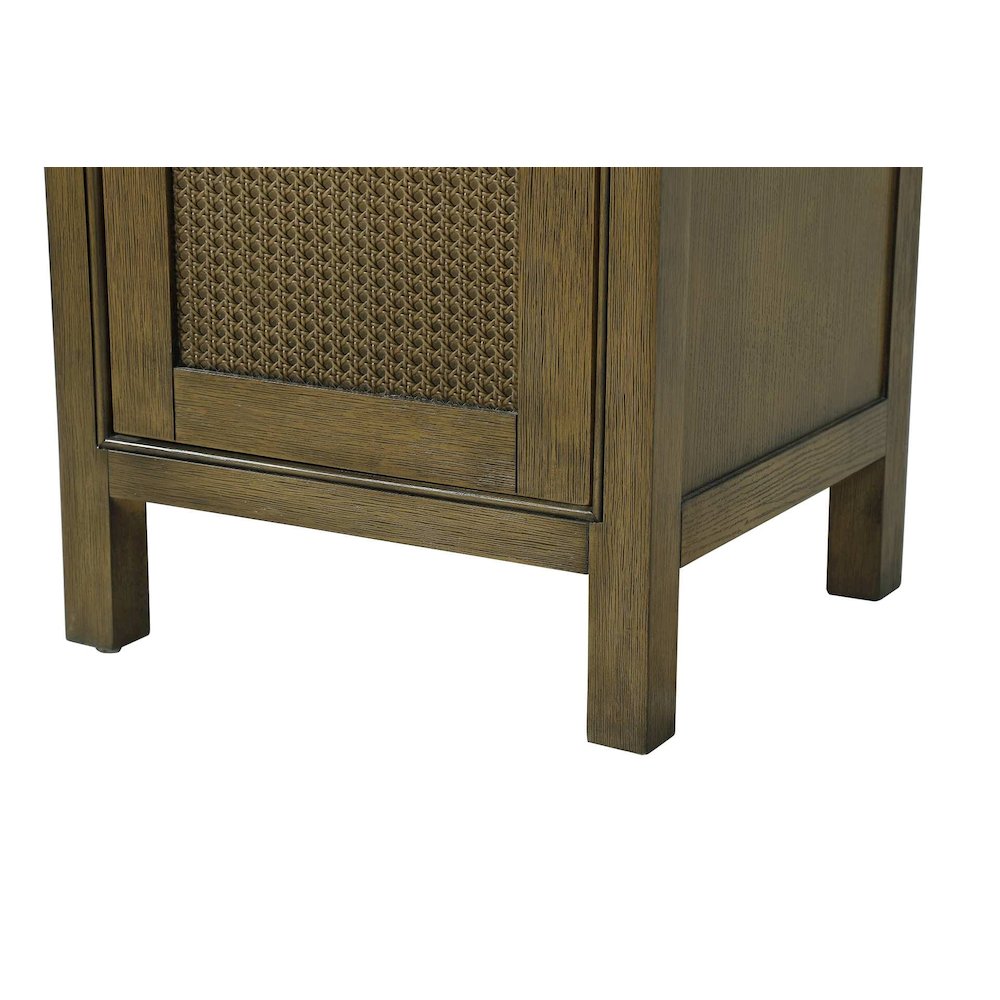 20 Inch Bath Storage Cabinet in Hazel Oak. Picture 6
