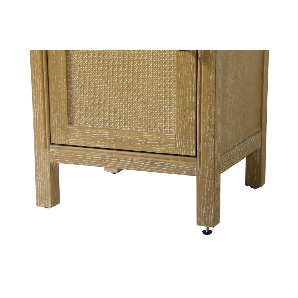 20 Inch Bath Storage Cabinet in Linen Oak. Picture 6