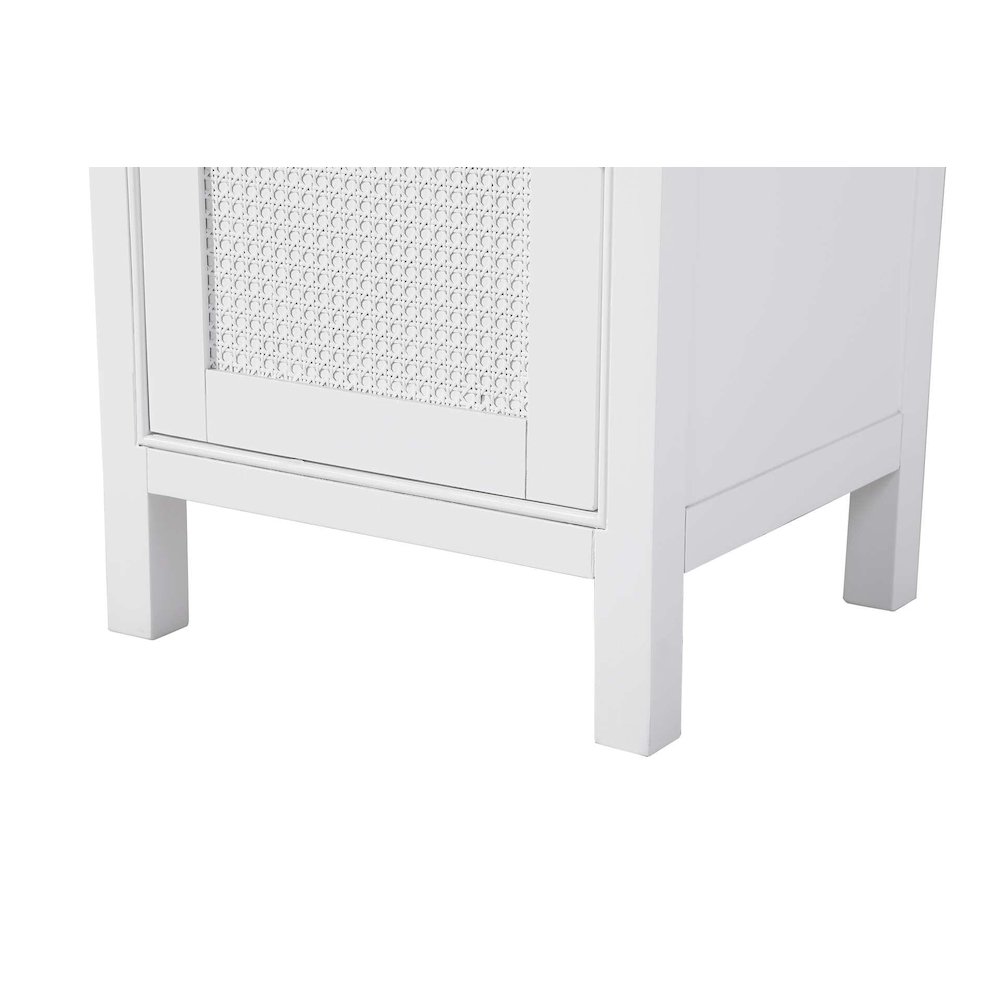 20 Inch Bath Storage Cabinet in White. Picture 6