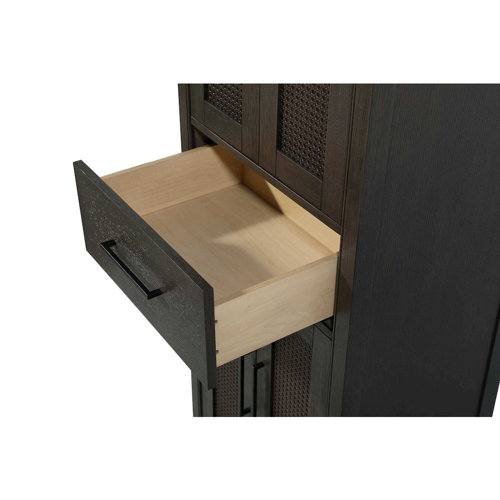 24 Inch Bath Storage Cabinet in Chocolate Oak. Picture 3