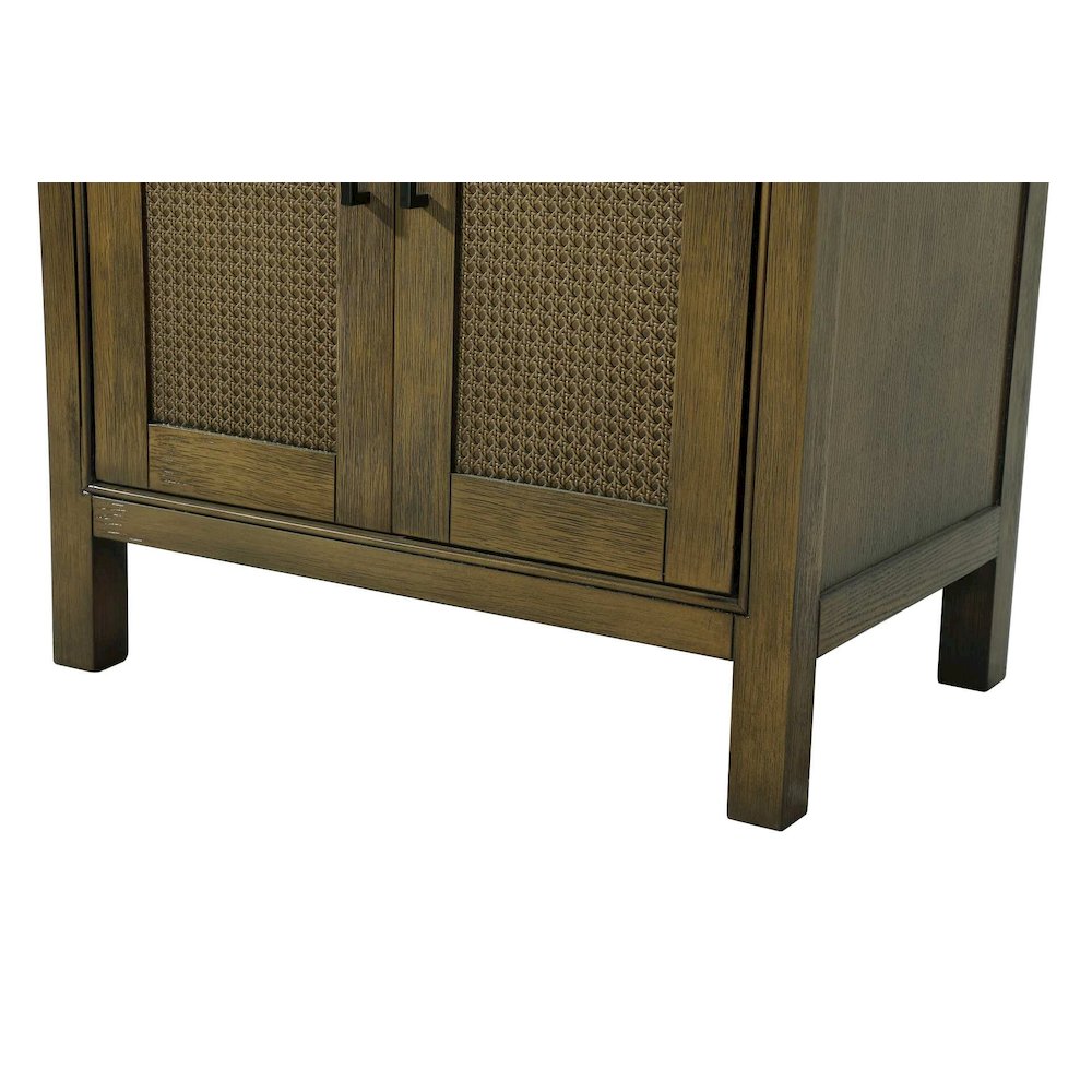 28 Inch Bath Storage Cabinet in Hazel Oak. Picture 6