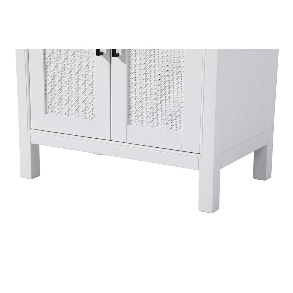 28 Inch Bath Storage Cabinet in White. Picture 6