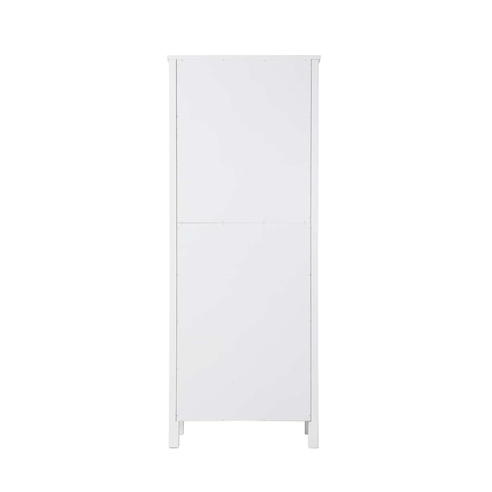 28 Inch Bath Storage Cabinet in White. Picture 7