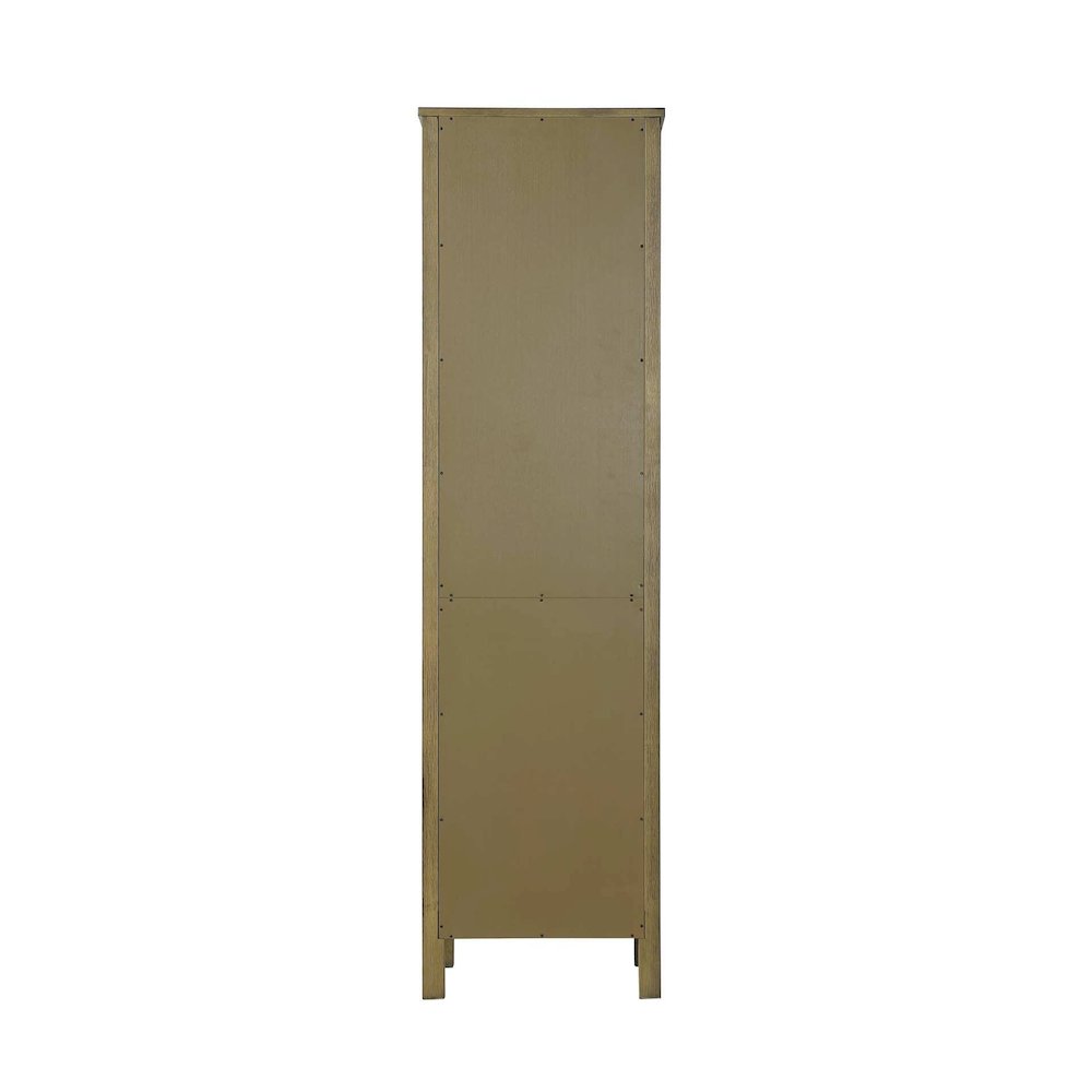 20 Inch Open Shelving Bath Storage Cabinet in Hazel Oak. Picture 6