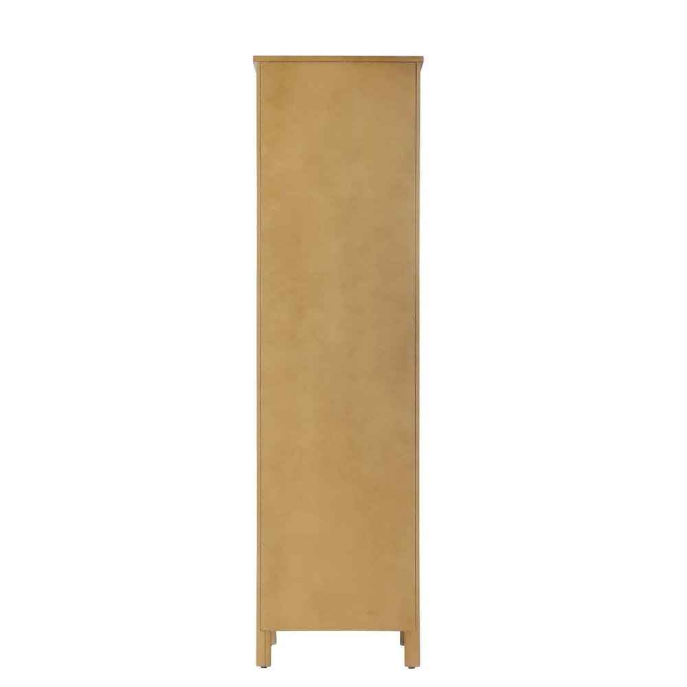 20 Inch Open Shelving Bath Storage Cabinet in Linen Oak. Picture 6