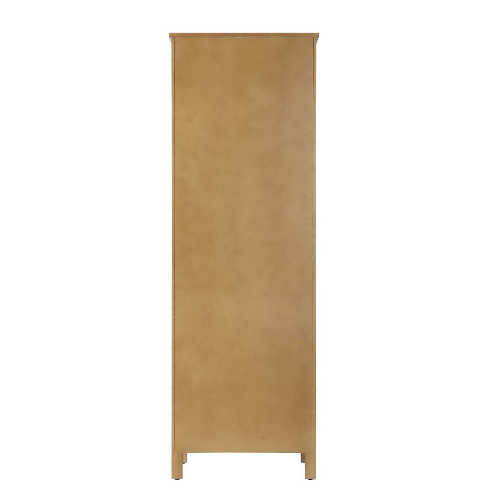 24 Inch Open Shelving Bath Storage Cabinet in Linen Oak. Picture 6