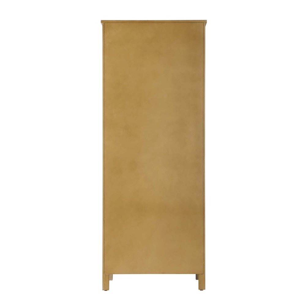 28 Inch Open Shelving Bath Storage Cabinet in Linen Oak. Picture 6